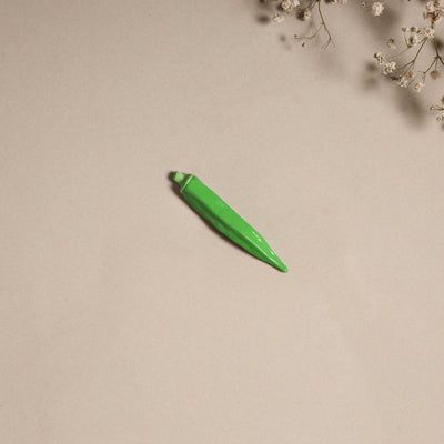 Ladyfinge - handpainted terracotta magnet 08 - handcrafted