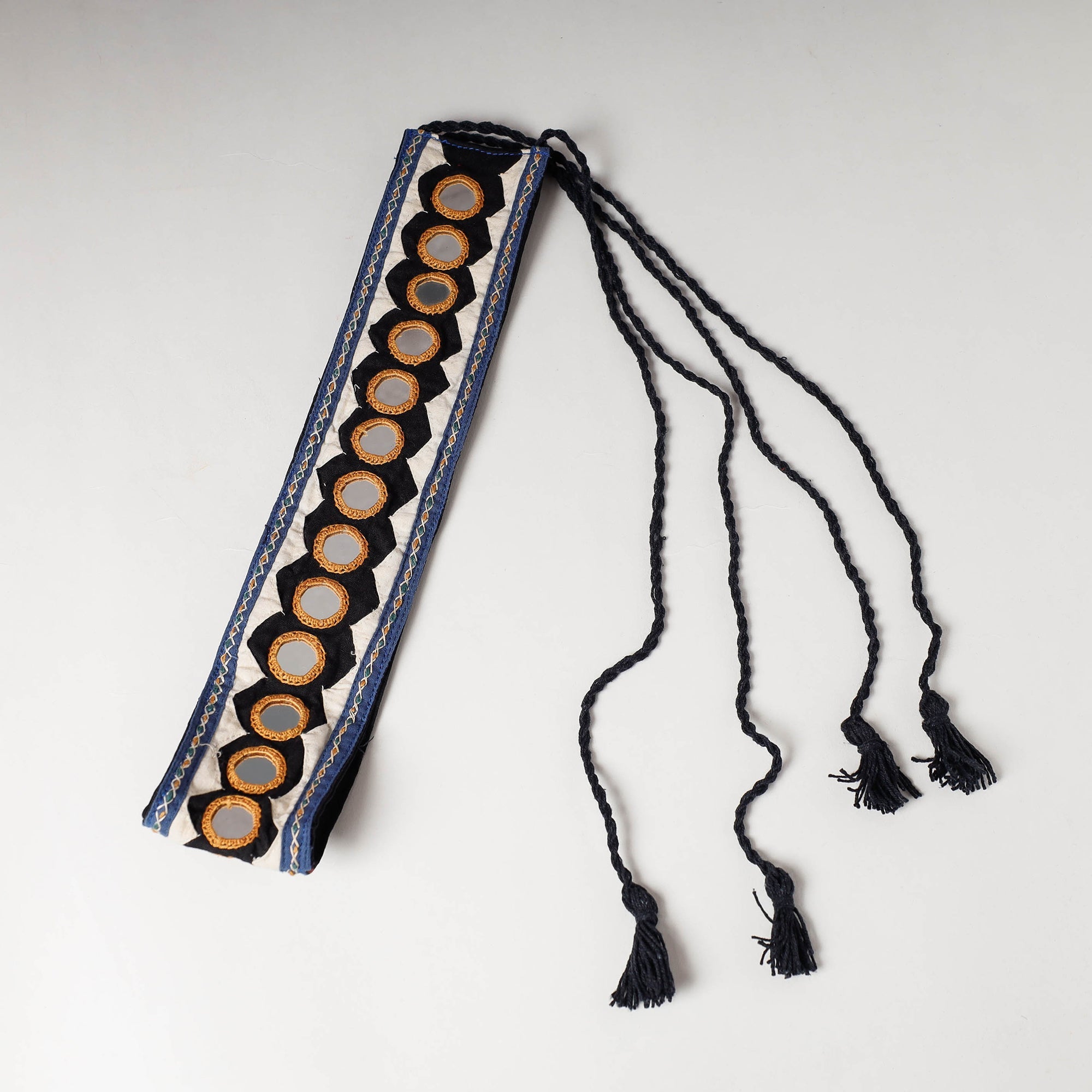  Mirror Work Lambani Embroidery Dori Waist Belt / Kamarbandh 