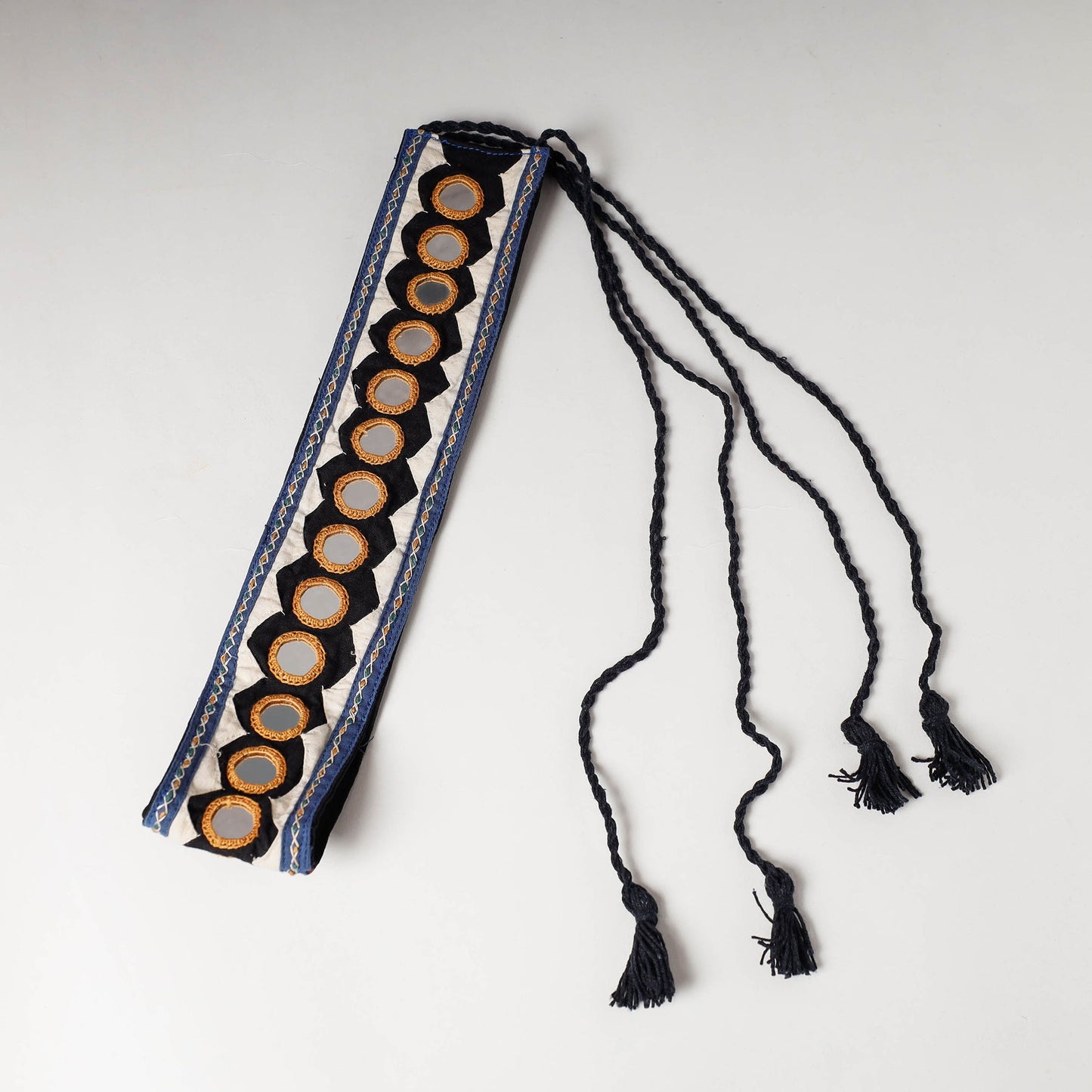  Mirror Work Lambani Embroidery Dori Waist Belt / Kamarbandh 