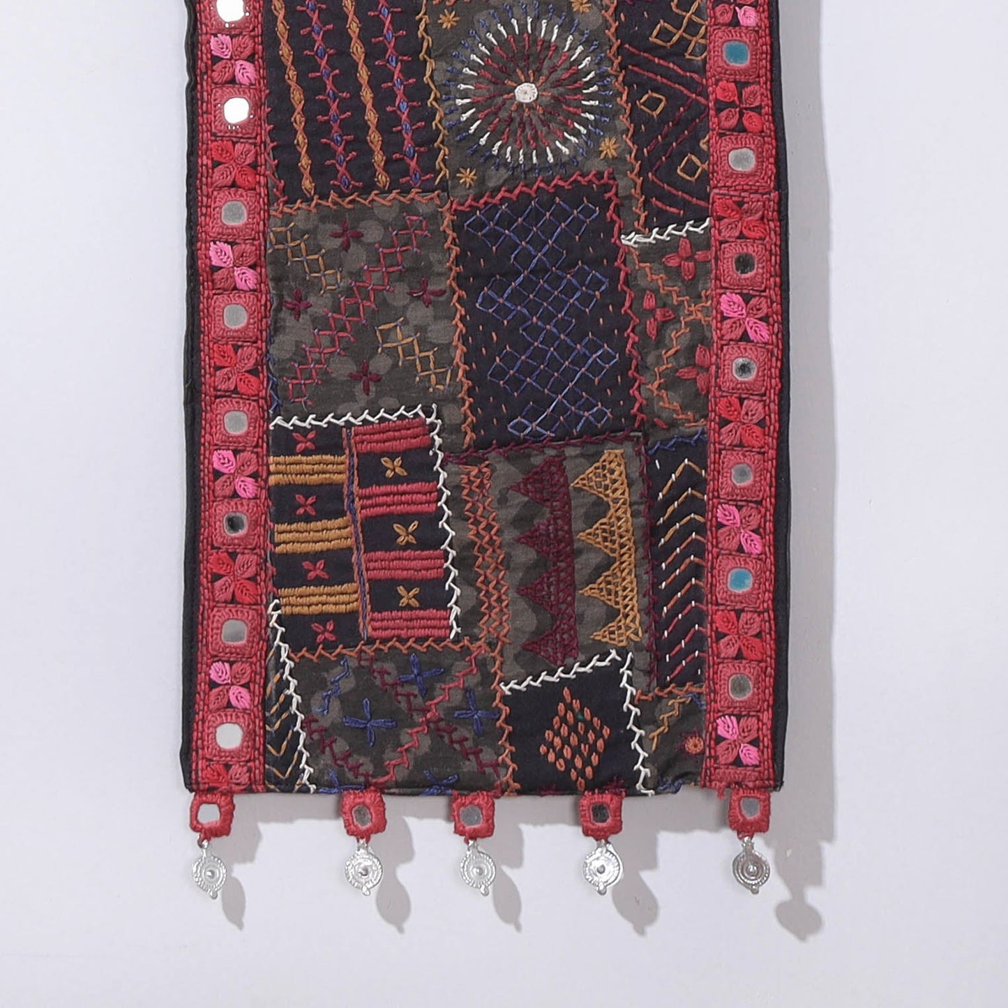  Lambani Tribal Embroidered Wall Hanging with Mirror Work 