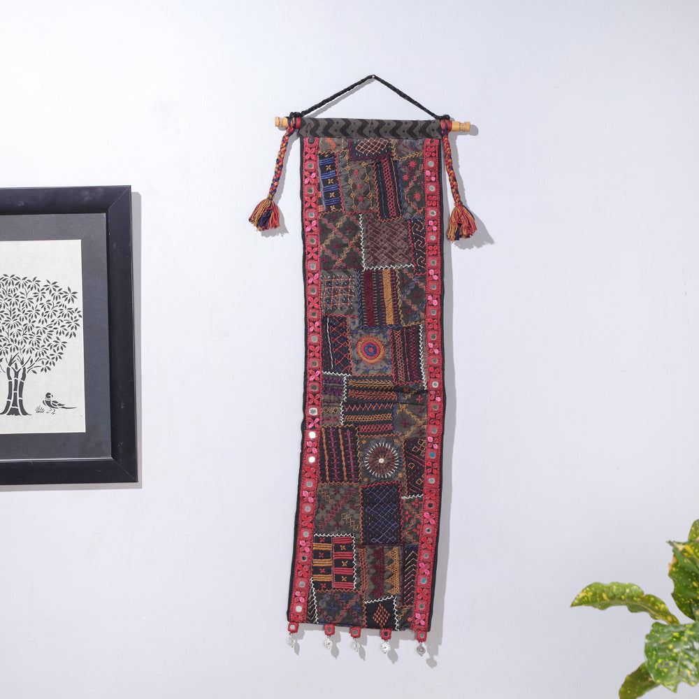  Lambani Tribal Embroidered Wall Hanging with Mirror Work 