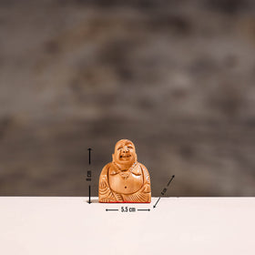  Lord Ganesha - Handcarved Kadam Wood Sculpture 