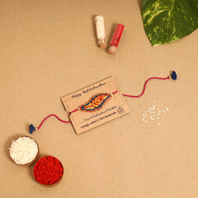  Leaf Ornament - Handmade Felt Rakhi 