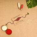  Leaf Ornament - Handmade Felt Rakhi 
