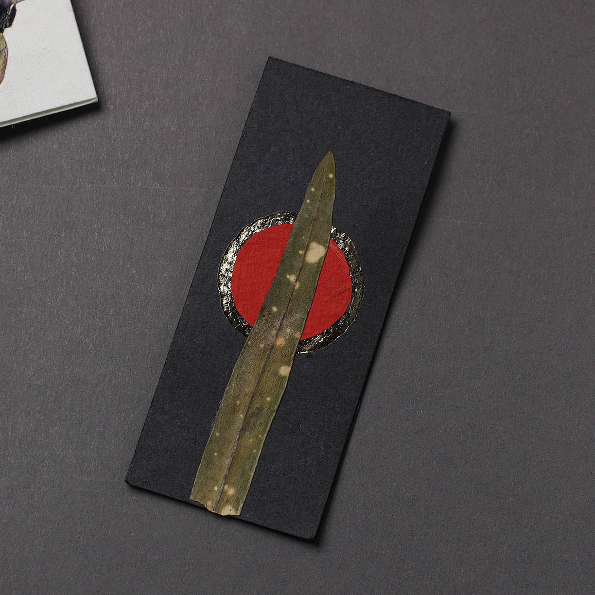 Buy Leaves Art Handmade Paper Magnetic Bookmark 