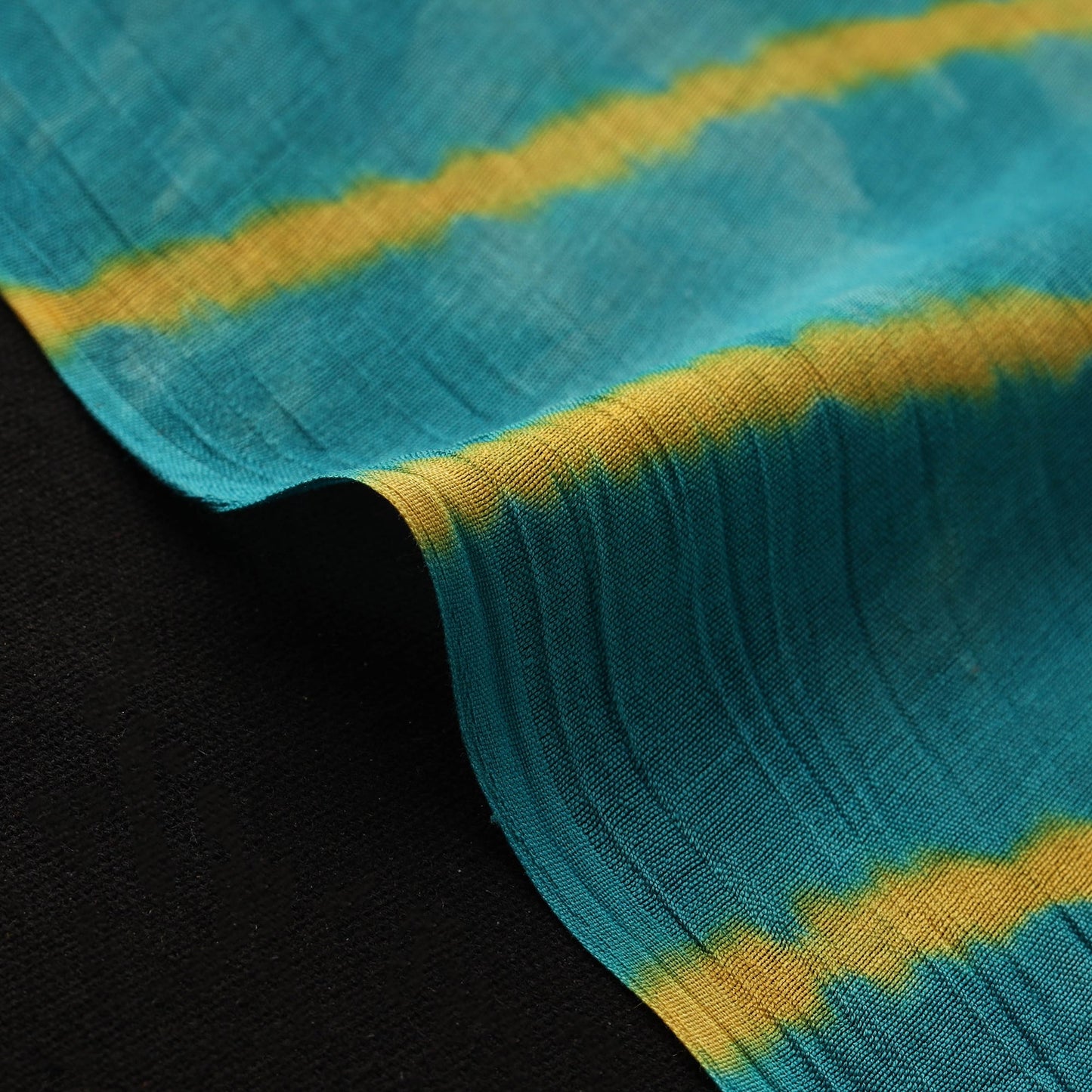 Leheriya tie-dye chanderi silk fabric 03 - handcrafted