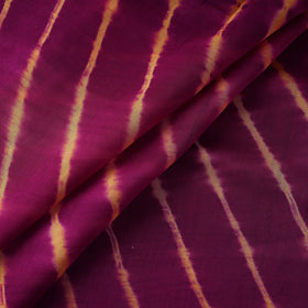 Leheriya tie-dye chanderi silk fabric 04 - handcrafted