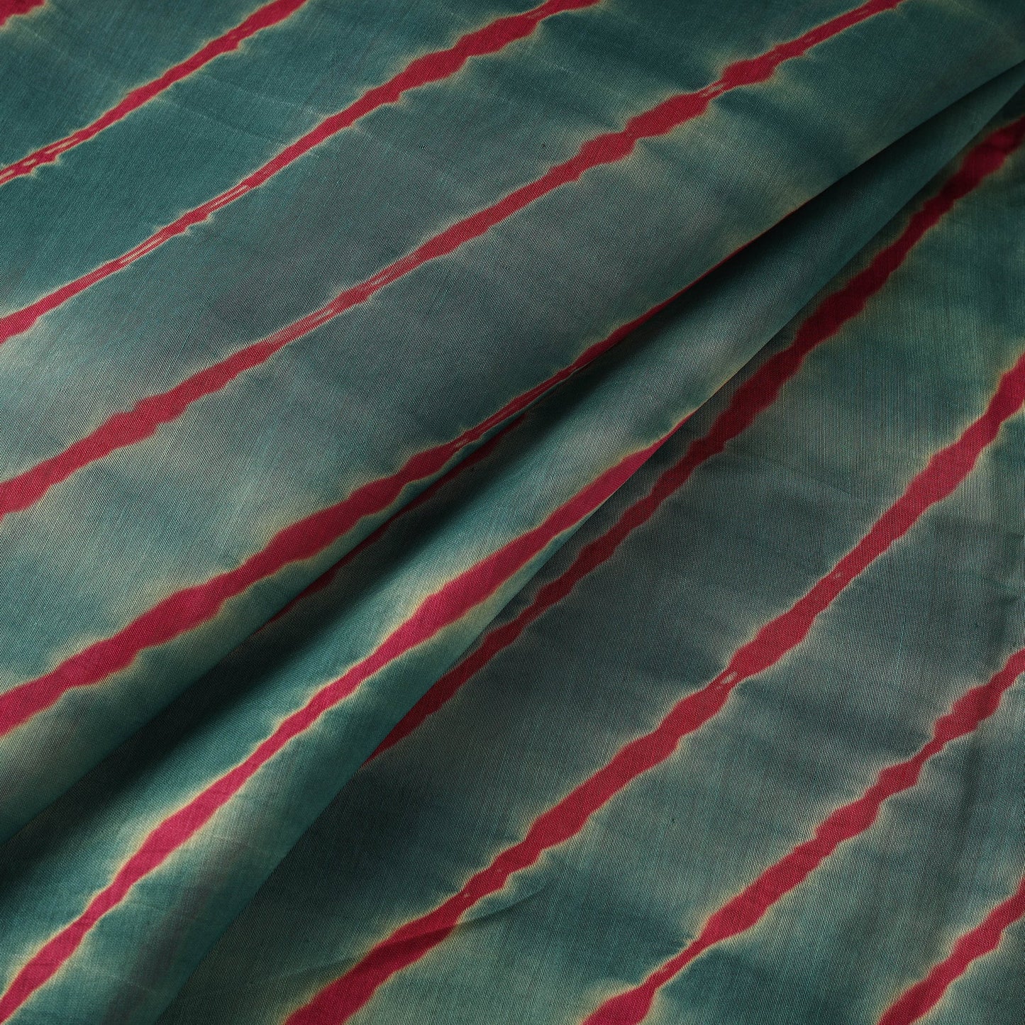 Leheriya tie-dye chanderi silk fabric 05 - handcrafted