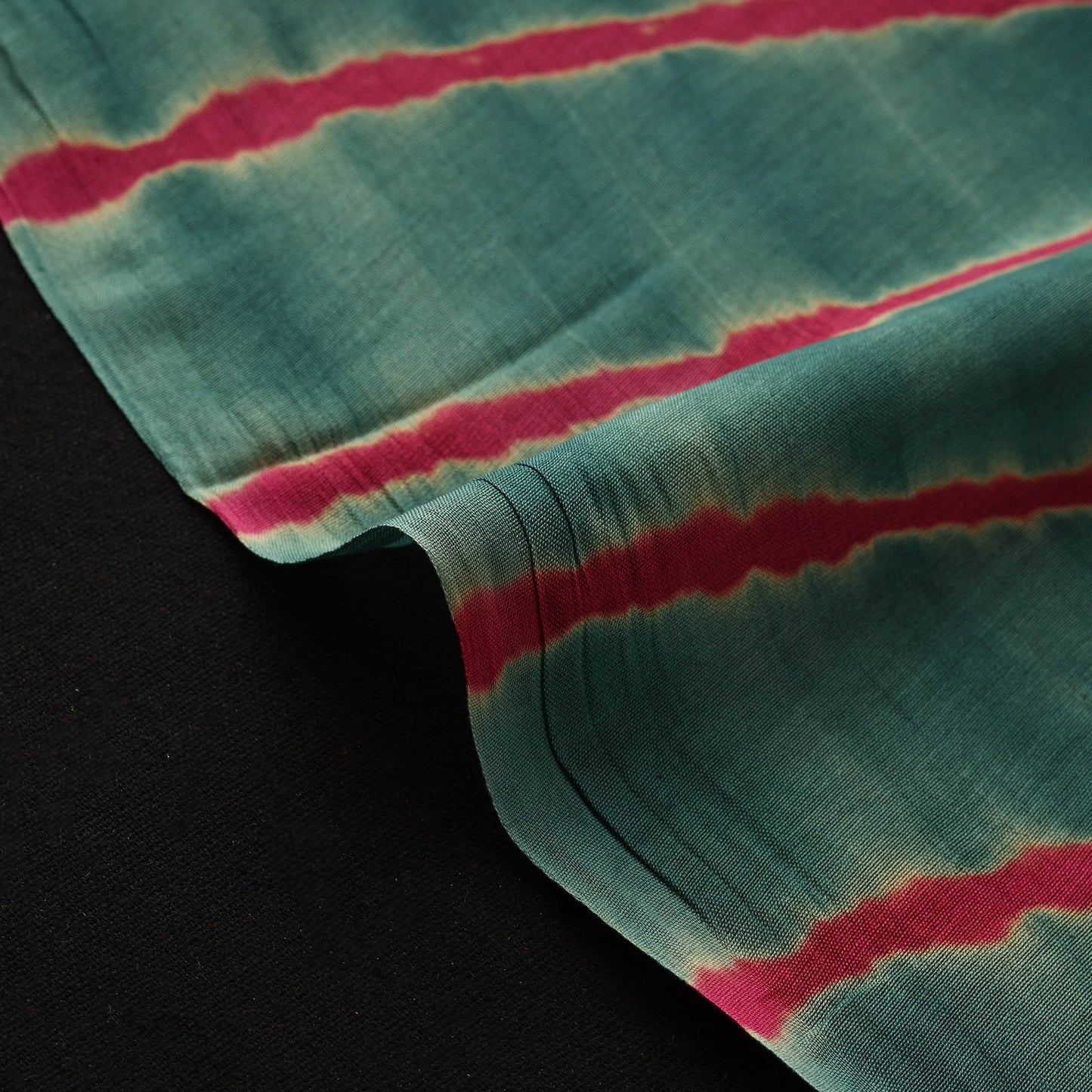 Leheriya tie-dye chanderi silk fabric 05 - handcrafted