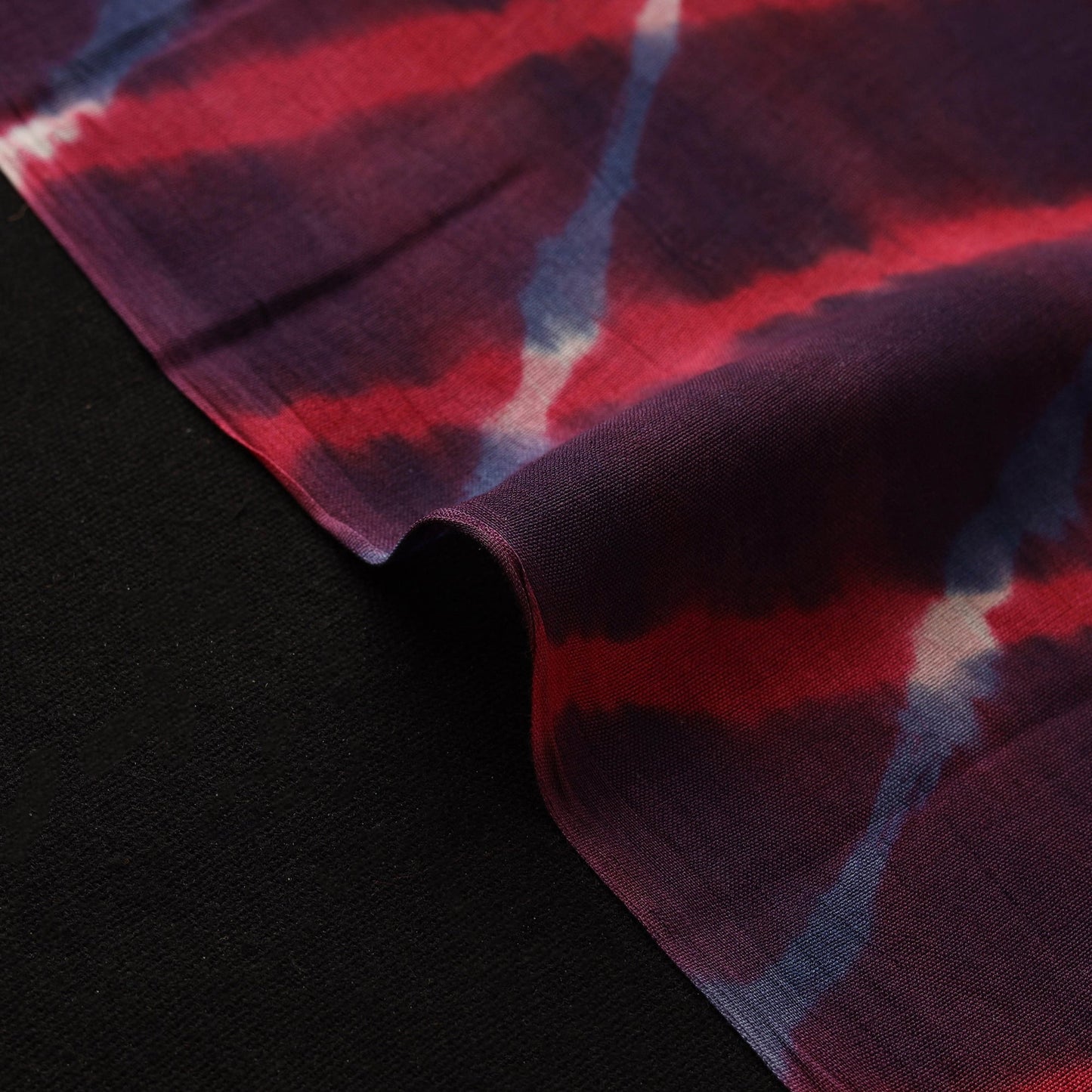 Leheriya tie-dye chanderi silk fabric 08 - handcrafted