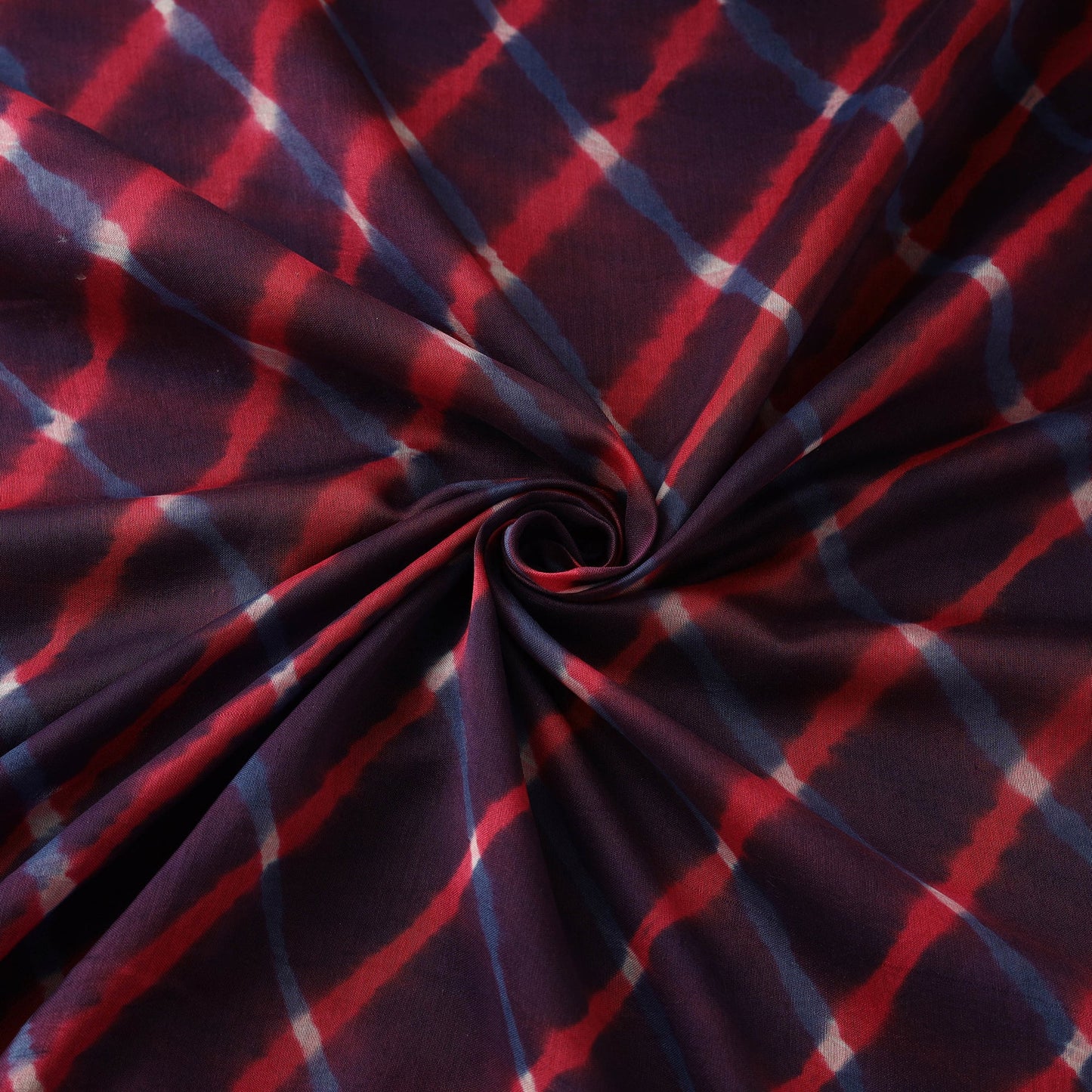 Leheriya tie-dye chanderi silk fabric 08 - handcrafted