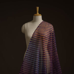 Leheriya tie-dye kota doria cotton fabric 25 - handcrafted