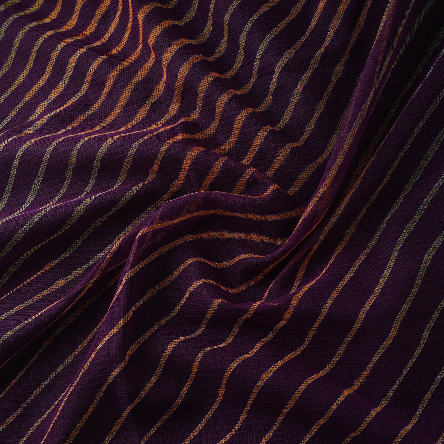 Leheriya tie-dye kota doria cotton fabric 25 - handcrafted