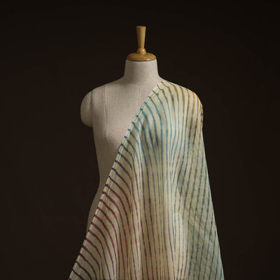 Leheriya tie-dye kota doria cotton fabric 26 - handcrafted