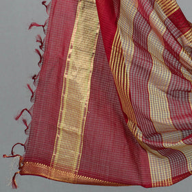 Lemon Yellow 3pc Handloom Cotton Mangalagiri Dress Material