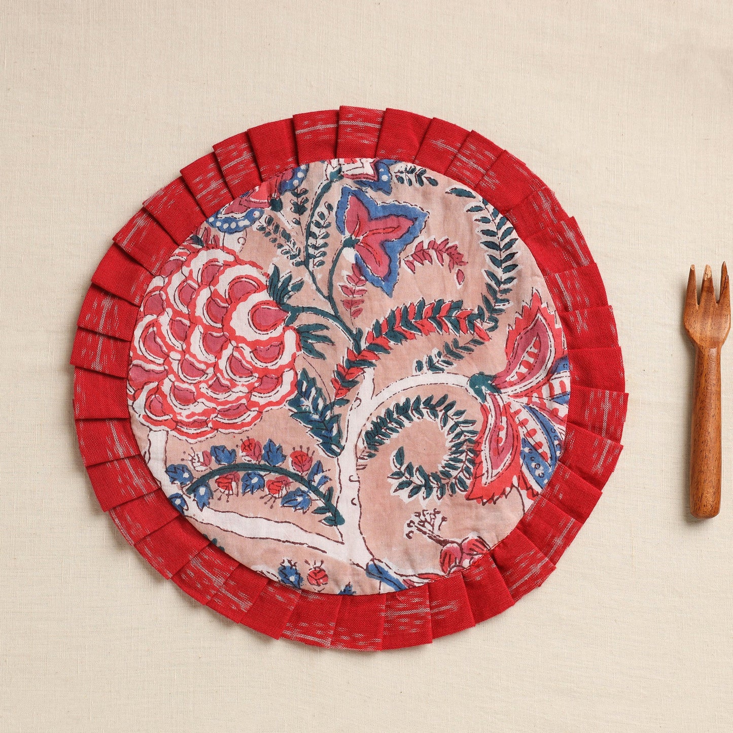 Shop Light Beige Handcrafted Cotton Pot Holder 