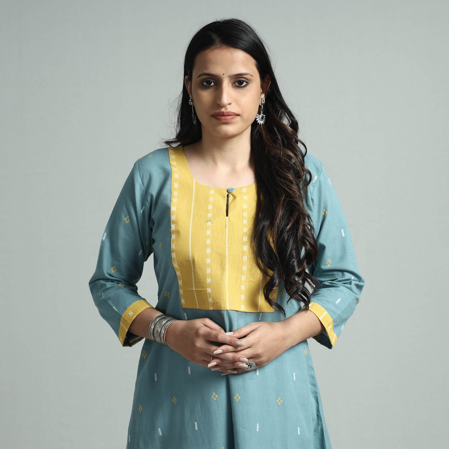 Jacquard kurta 