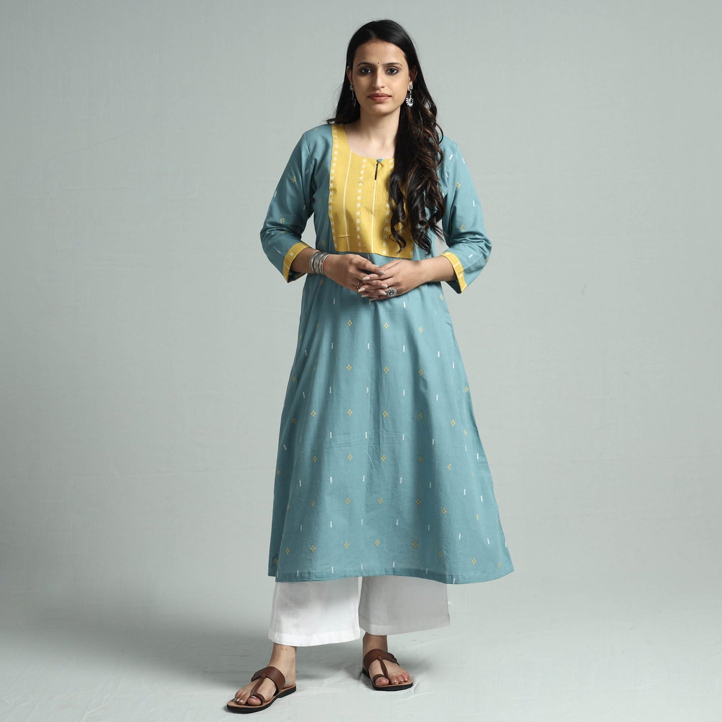 Jacquard kurta 