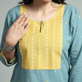 Jacquard kurta 