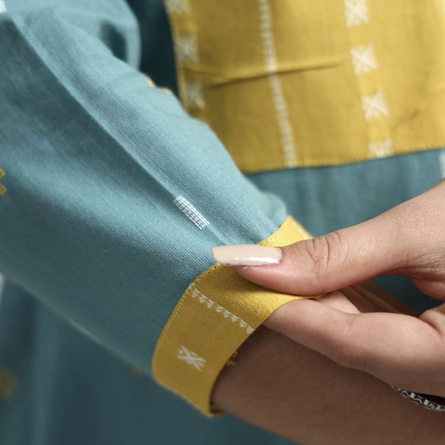 Jacquard kurta 