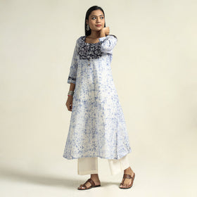 Kutch Batik Printed Cotton Straight Kurta for Women