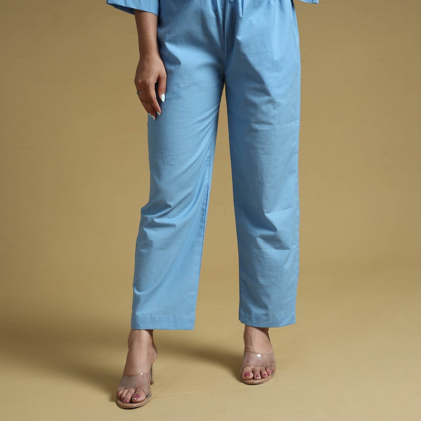  Plain Dyed Cotton Co-Ord Set 