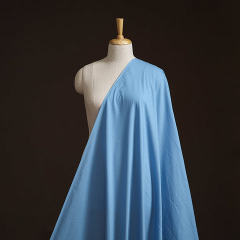 Light blue - prewashed dyed cotton plain fabric 47