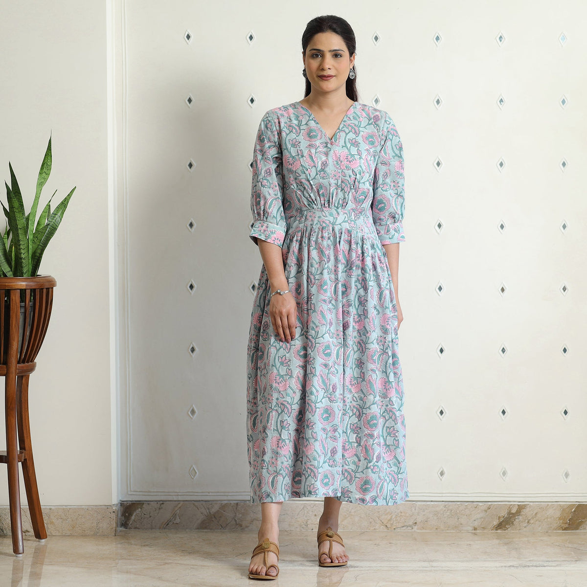 sanganeri dress