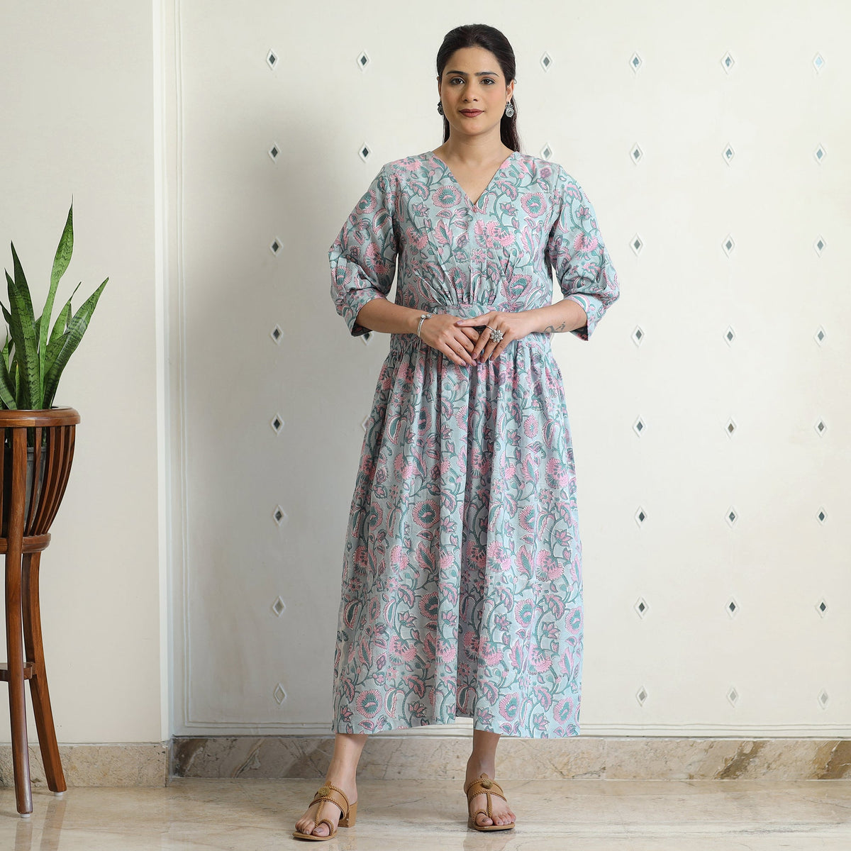 sanganeri dress