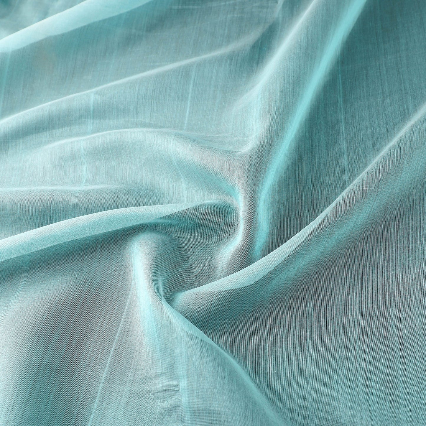 Buy Light Blue Traditional Handloom Chanderi Silk Cotton Fabric