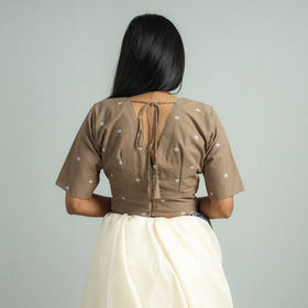  Jacquard Stitched Blouse
