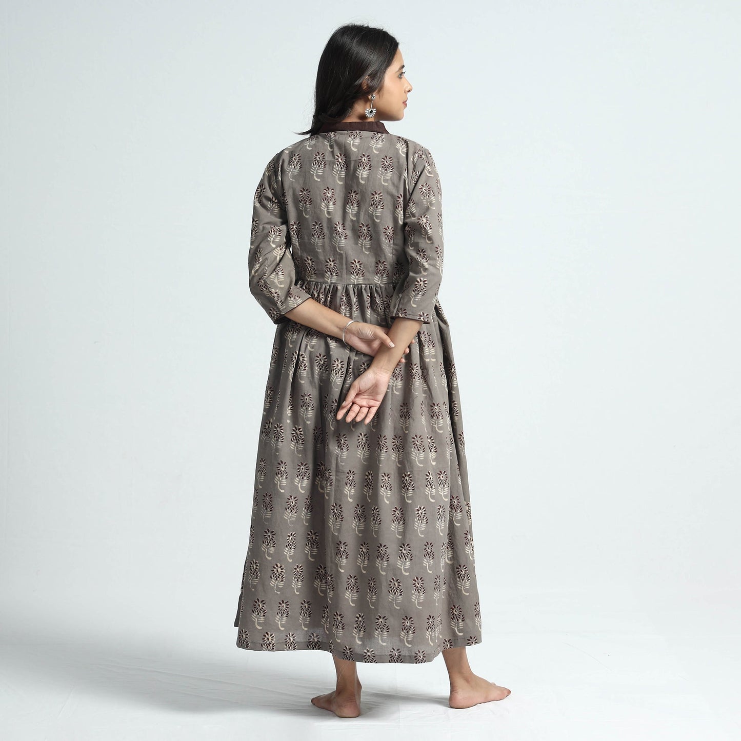 Buy Nandana Hand Block Printed Cotton Dress l iTokri.com