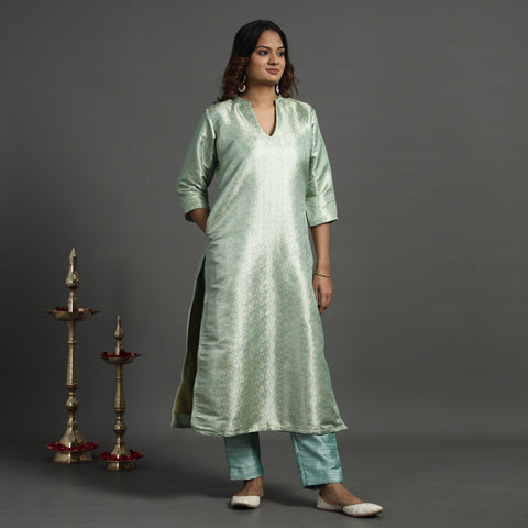 Banarasi Brocade Silk Kurta with Pant Set