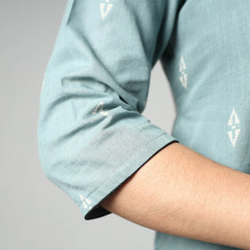 Buy Jacquard Cotton A-Line Kurta 16 Online l iTokri.com