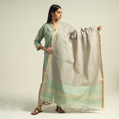  Mangalagiri Kurta with Palazzo & Dupatta Set