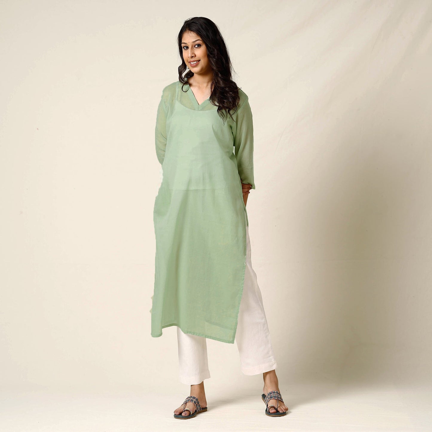 plain cotton kurta