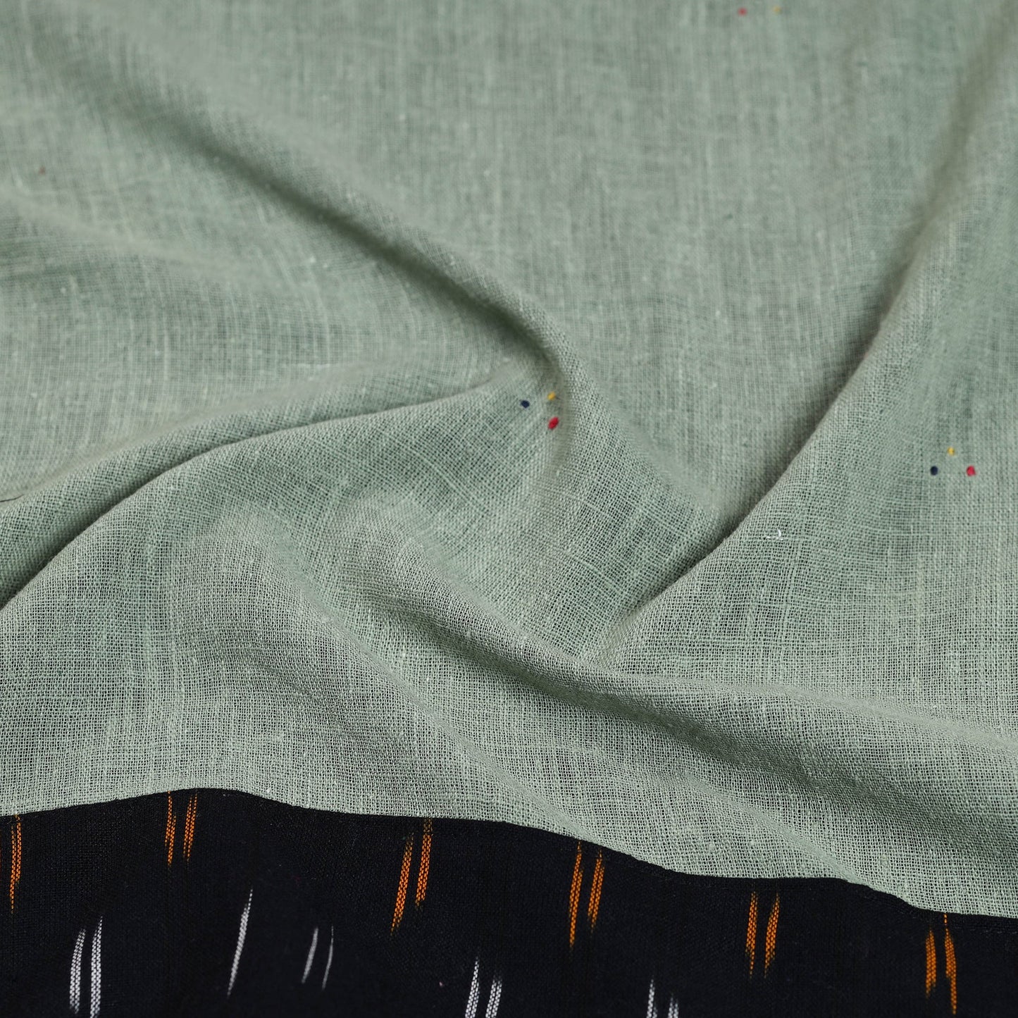 Light green - organic kala cotton handloom blouse piece 34