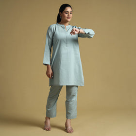  Plain Dyed Cotton Co-Ord Set 