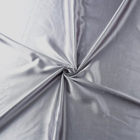 Light Grey - Mashru Silk Plain Dyed Fabric (Width - 46 in)