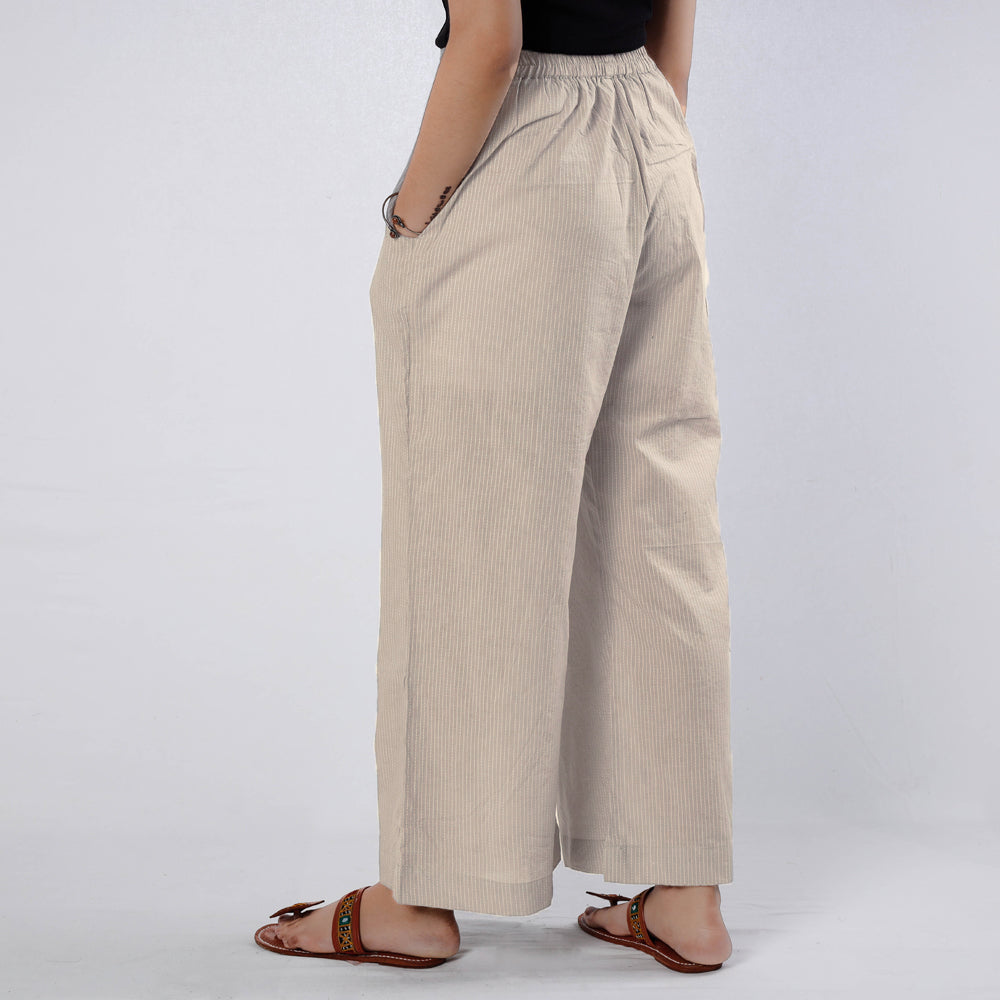  Running Stitch Cotton Palazzo by iTokri Casuals 