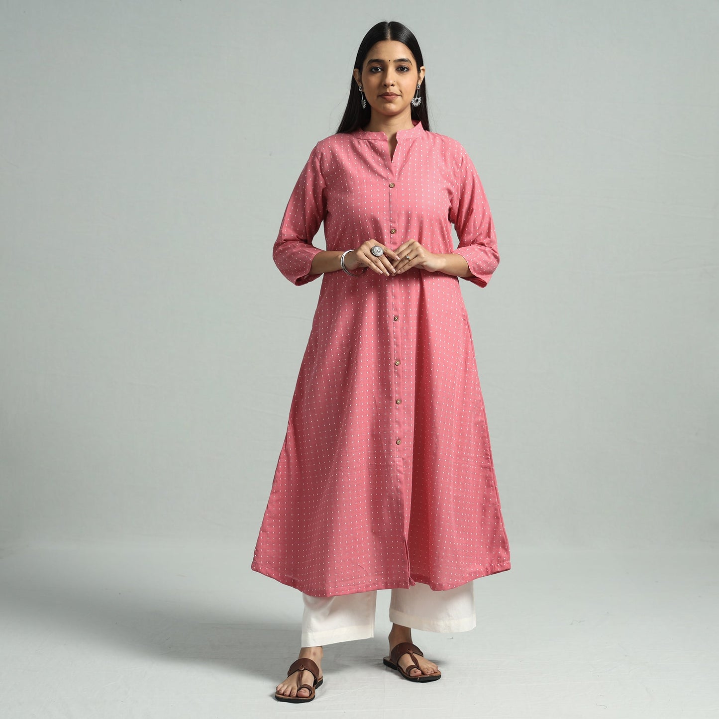 jacquard kurta