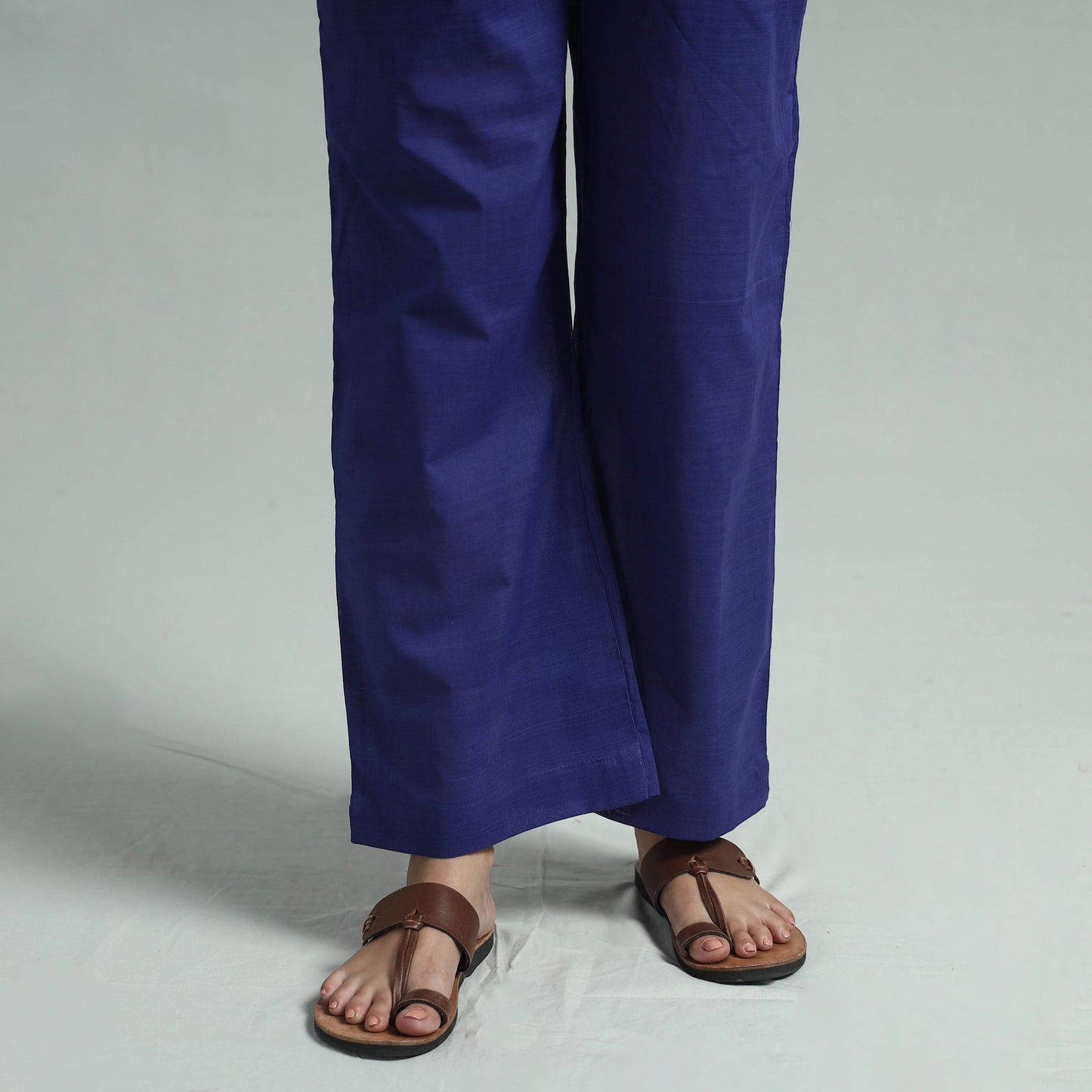 Buy Mangalagiri Handloom Cotton Kurta with Palazzo & Dupatta Set Online at iTokri.com