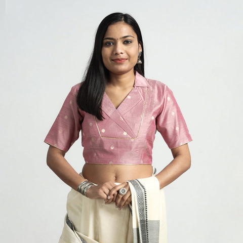 Silk Stitched Blouse
