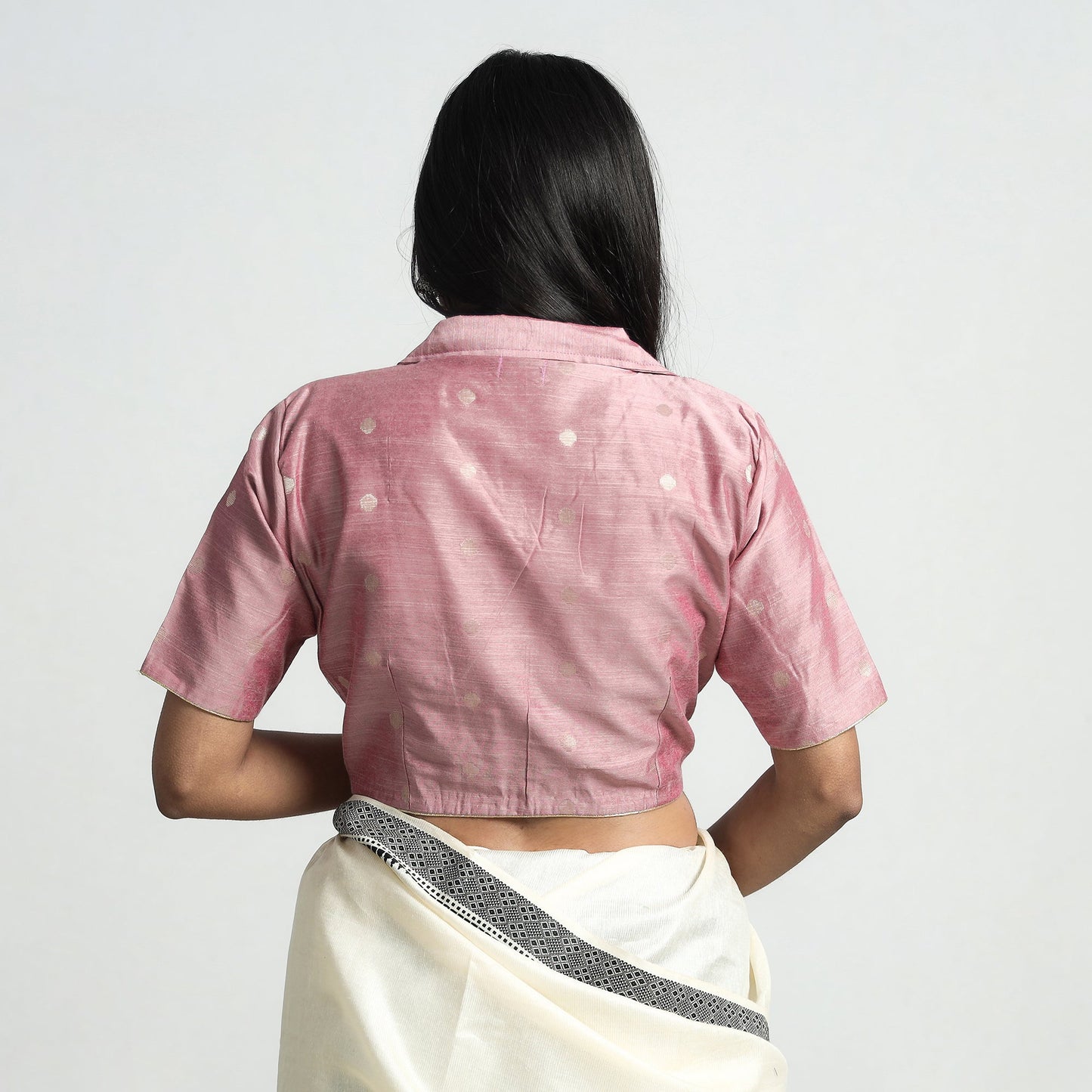 Silk Stitched Blouse
