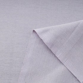 Light Purple Jhiri Handloom Cotton Plain Fabric 