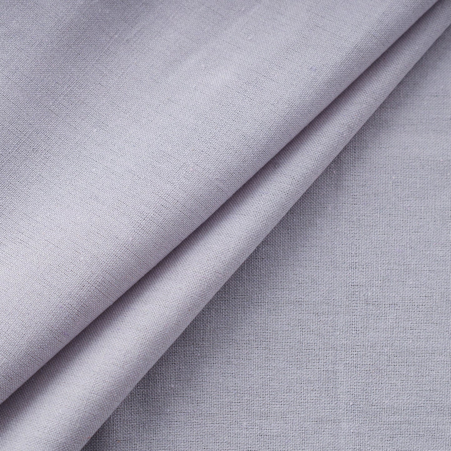 Light Purple Jhiri Handloom Cotton Plain Fabric 