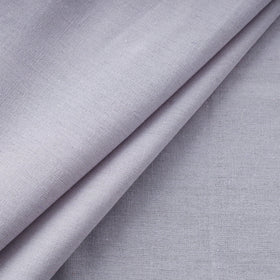 Light Purple Jhiri Handloom Cotton Plain Fabric 