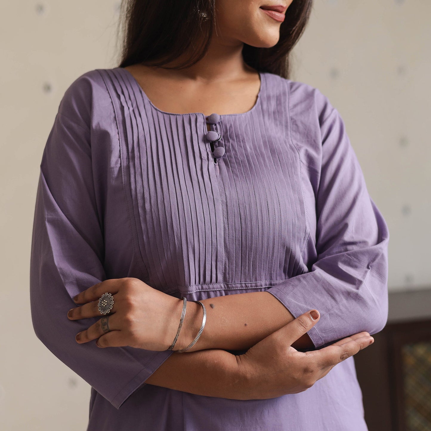  Plain Cotton Long Kurta 
