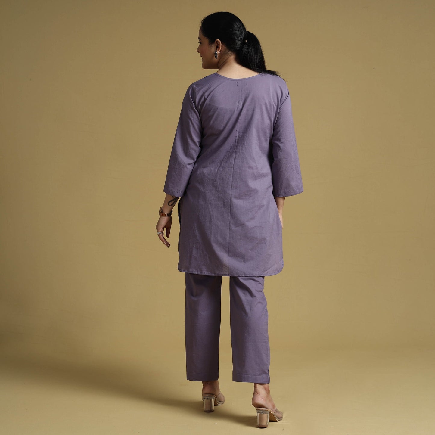 Buy Plain Dyed Cotton Co-Ord Set Online at iTokri.com