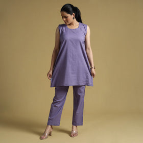  Plain Dyed Cotton Co-Ord Set 